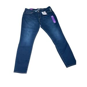 Signature Levi Strauss Jeans Women's 20 Mid Rise Modern Skinny Stretch 38x29 NEW